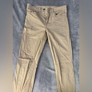 Khaki jeans, Size 8, American Eagle